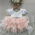 Baby/Kids Girl Tutu Lace Birthday Party Dress with Sashes childrensterritory