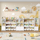 4-Tier Kids Toy Storage Organizer W/8 Removable Bins
