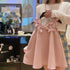 3D Flower Design Kids Girls Korean Style Princess Dresses childrensterritory