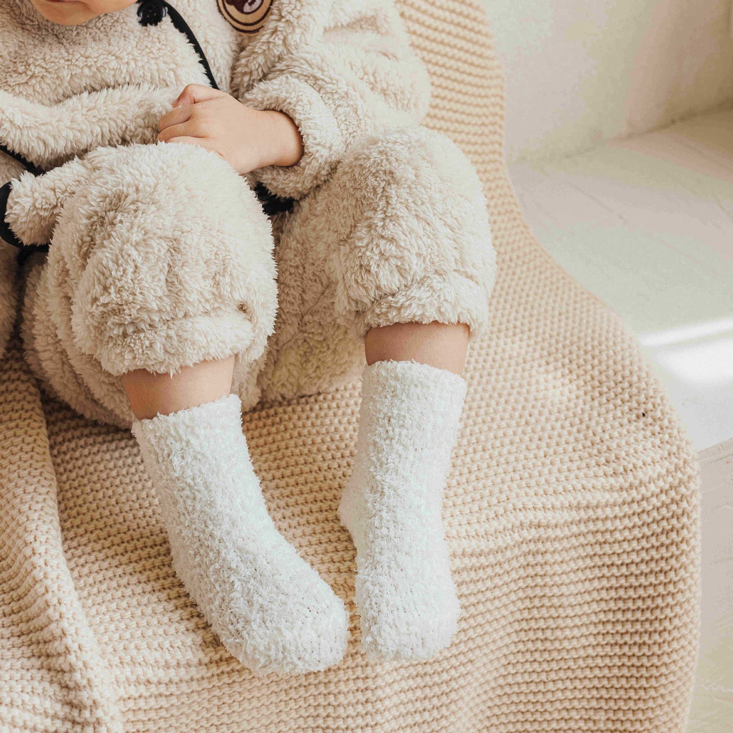 Coral Fleece Thick Newborn/Kids Socks Leg Warmers childrensterritory