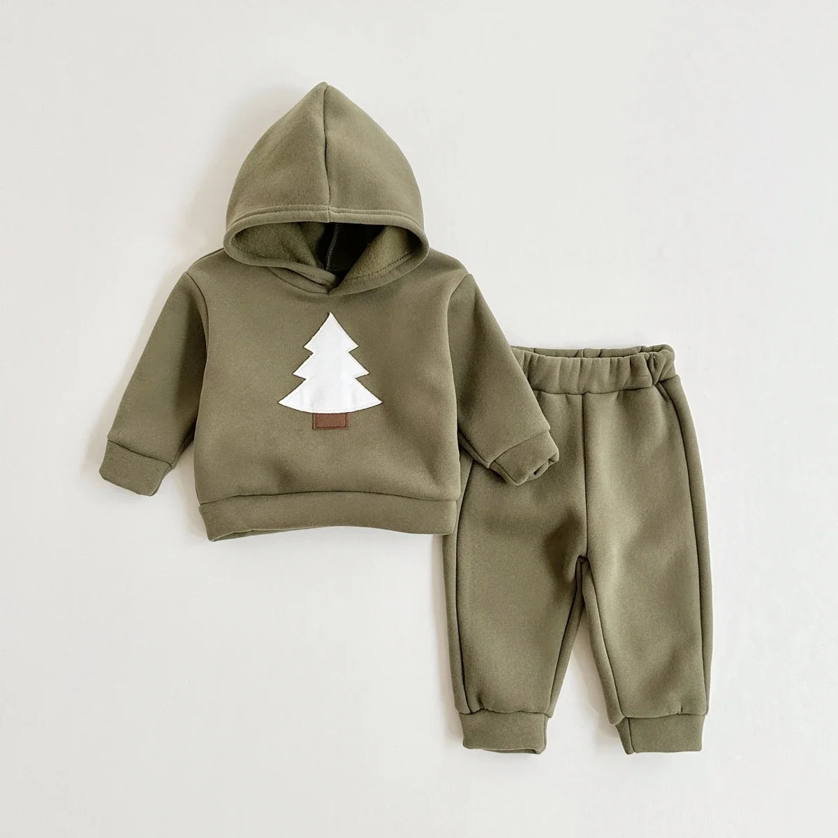 Kids' Long-Sleeved Winter Hooded Clothing Set childrensterritory