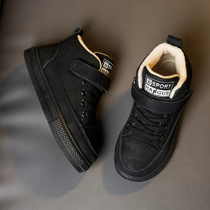 Kids Warm Soft Flat Casual Sports Sneakers
