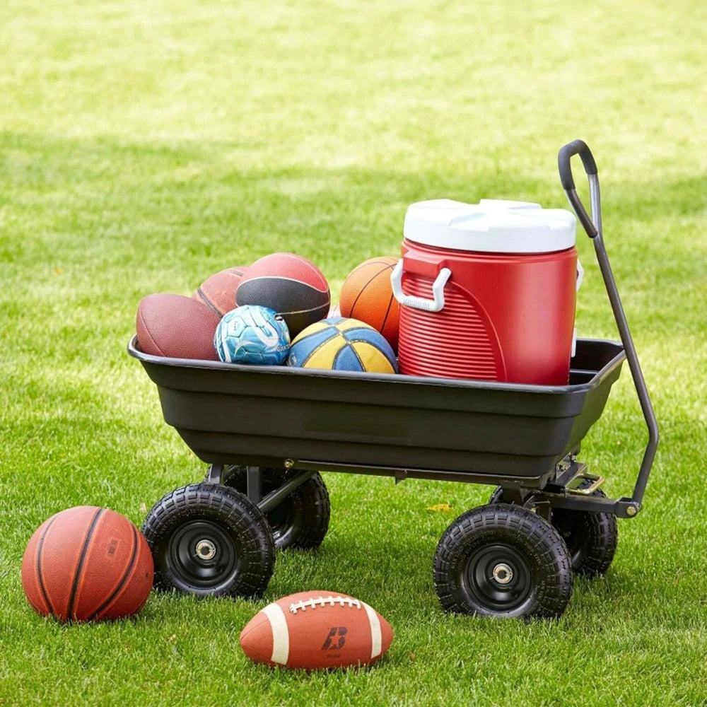 600 Pound Capacity, Simple to Assemble Garden Dump Cart childrensterritory