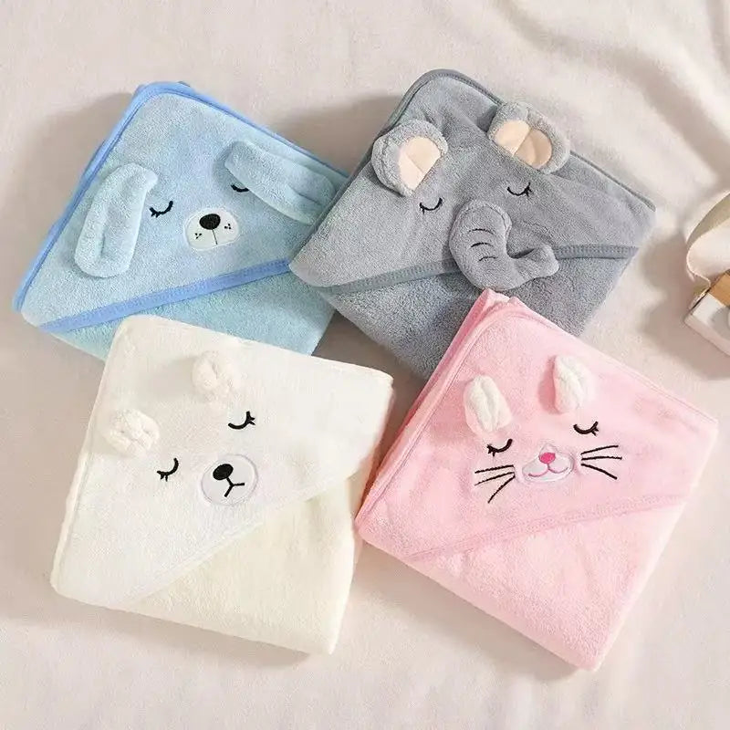 Cute Cartoon Design Super-Soft Kids Bath Towel childrensterritory