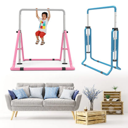 Kids Indoor Adjustable Gymnastics Training Bar childrensterritory