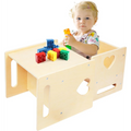 4 in 1 Montessori Weaning Kids Activity Table and Chair Set childrensterritory