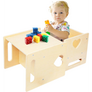 4 in 1 Montessori Weaning Kids Activity Table and Chair Set childrensterritory