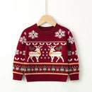 Soft Wool Cartoon Design Christmas Knit Sweatshirts for Kids childrensterritory