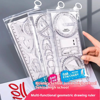 Multifunctional Rotatable Spirograph Ruler Stationery Set childrensterritory