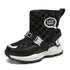 Kids Warm Plush Rubber Sole Outdoor Boots for Winter childrensterritory