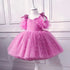 Pearl Mesh Design Tutu Christening Dress for Little Girls childrensterritory