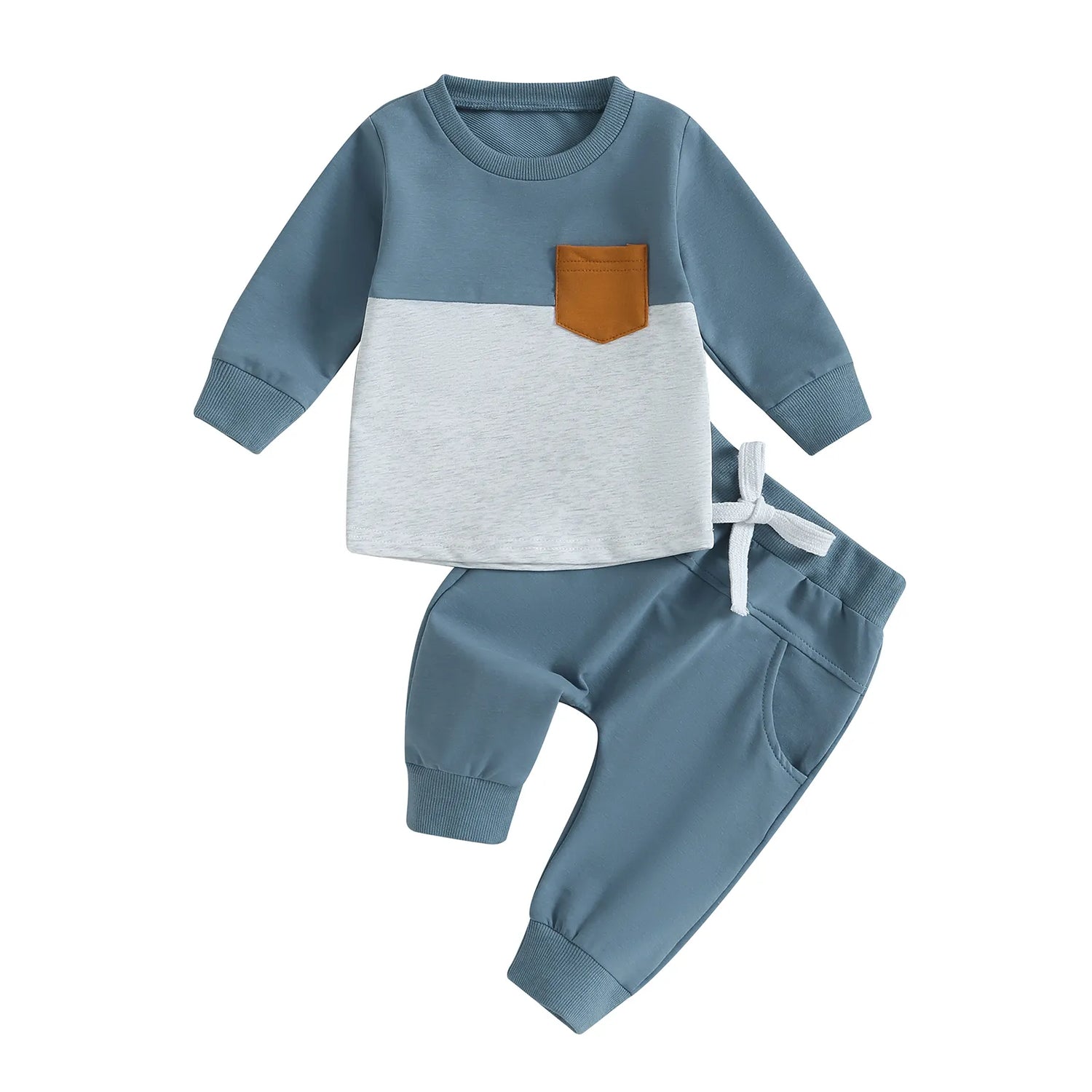 2PCS Warm Sweatshirts and Long Pants Baby Tracksuit childrensterritory