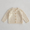 Baby Girls Long Sleeve Embroider Knit Cardigan childrensterritory
