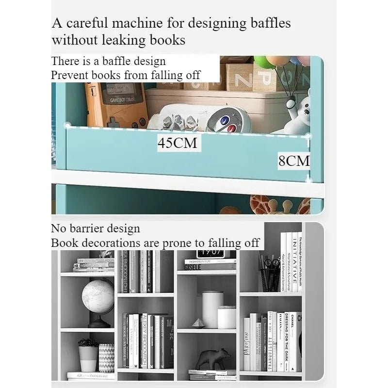 Kids’ Multi-Purpose Storage Rack for Toys &amp; Books