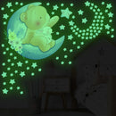Glow In The Dark Combination Cartoon Stickers For Kids Room childrensterritory