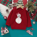 Kids Embroidery Design Long Sleeves Winter Sweater