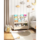 4-Tier Large Kids' Bookshelf And Toy Storage Organizer childrensterritory