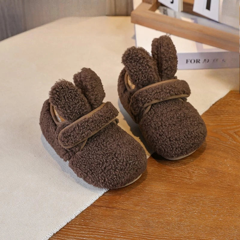 Kids' Solid Colour Soft Warm Casual Shoes