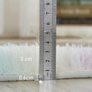Soft Furry Rainbow Rugs for Kids Bedroom Decor