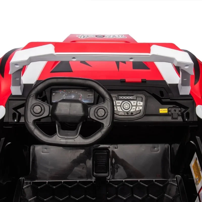 Kids 24V Two-seater Ride On Electric Car W/Parents Control