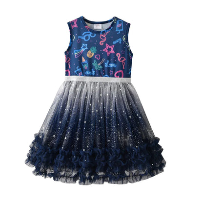 Kids Girl Mermaid Sequins Tutu Birthday Party Dresses childrensterritory
