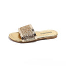 Kids Girls Rhinestones Shiny Soft Breathable Summer Sandals