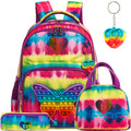Backpack for Girls Elementary Preschool Kids Lunch Box for School
