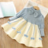 Girls’ Elegant Princess-Style Winter Dresses childrensterritory