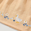 Short-Sleeves Animal Print Summer Dresses For Girls childrensterritory