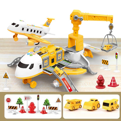 Kids Large Music Story Simulation Aircraft Track Inertia Toy childrensterritory