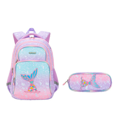 3pcs Set of Teenager Cartoon Dinosaur Anime School Bags