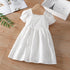 Kids Girls Elegant White Summer Princess Dress childrensterritory