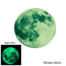 Luminous Colorful Moon Wall Stickers For Kids Bedroom childrensterritory