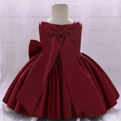 Baby/Kids Girls Bowknot Design Princess Birthday Party Dresses