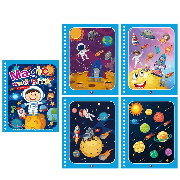 Kids Magic Water Coloring Books Toys for Birthday Gifts childrensterritory
