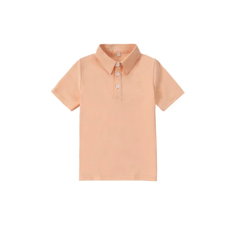 Summer Solid Colour Family Matching Clothing Set