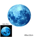 Luminous Colorful Moon Wall Stickers For Kids Bedroom childrensterritory