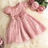 Toddler Girls Bow Design Formal Occasion Tutu Fluffy Gown childrensterritory