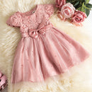 Toddler Girls Bow Design Formal Occasion Tutu Fluffy Gown childrensterritory