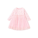Little Girls Cartoon Ballet Girls Design Mesh Princess Dress childrensterritory