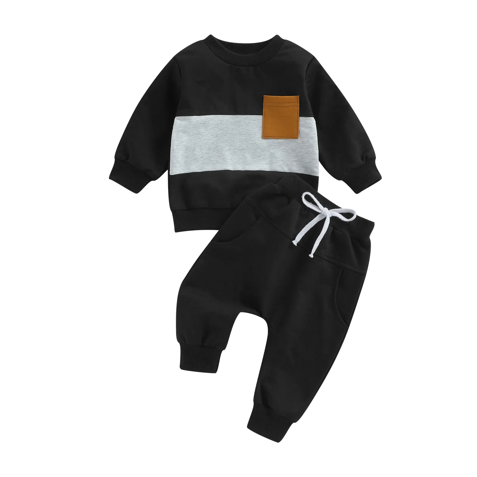 2PCS Warm Sweatshirts and Long Pants Baby Tracksuit childrensterritory