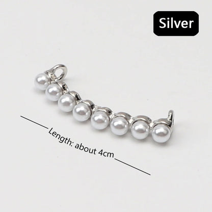 Pearl Shiny Rhinestone Sneaker Shoelace Clips for Girls childrensterritory