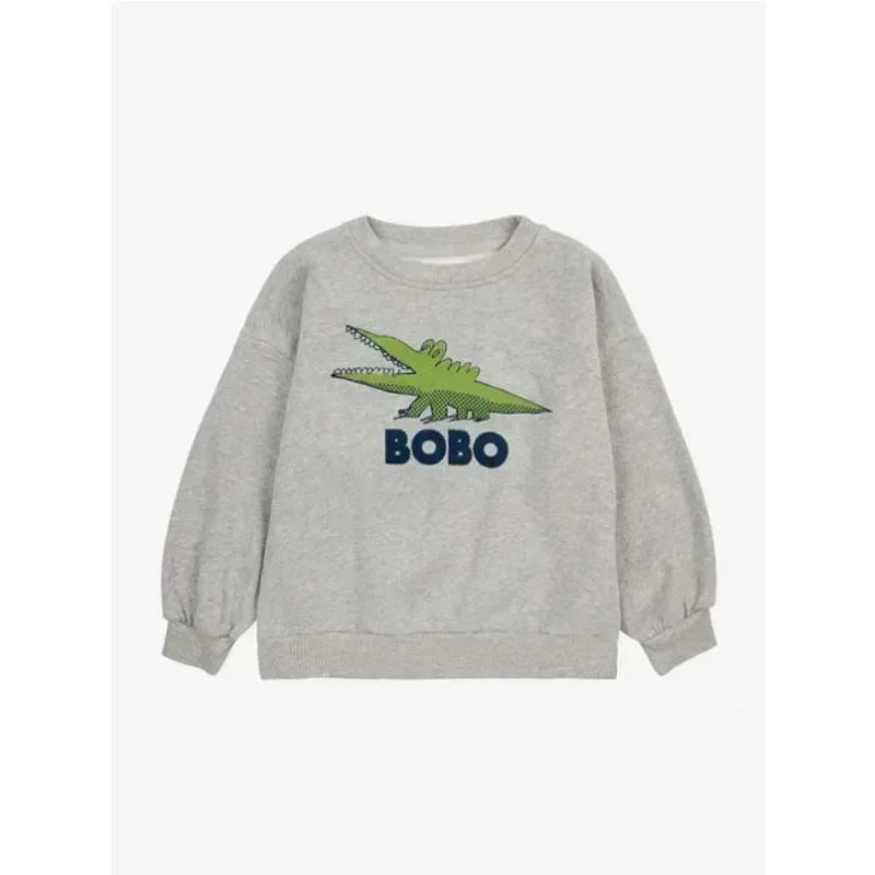 Kids Long-sleeved Round Neck Printed Sweatshirts