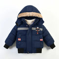 Baby Boys & Girls Warm Casual Hooded Jacket