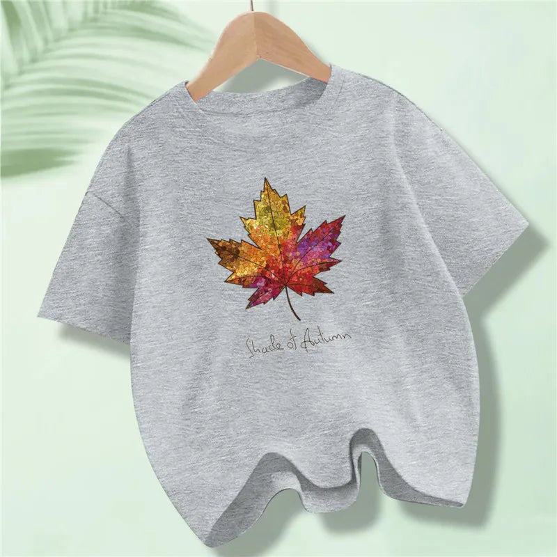 Short Sleeve Graphic Cotton Tees for Kids Boys Girls childrensterritory