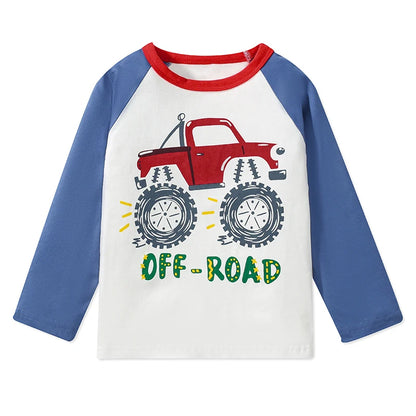 Full Sleeves Cartoon Design Boys Shirts childrensterritory