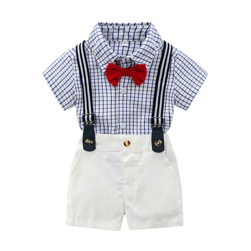 Little Boys Elegant Gentlemen Clothes Sets for Birthday Party