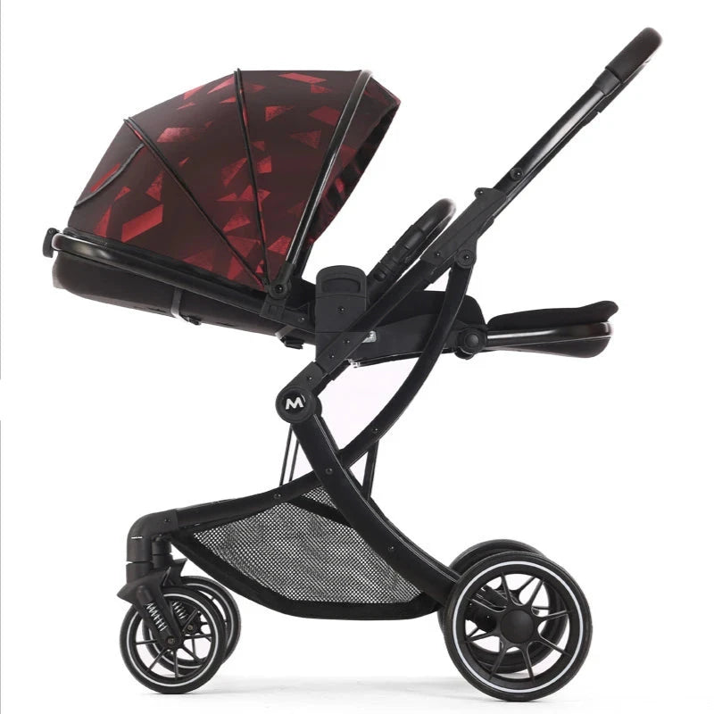Elevated Baby Stroller with Lightweight Eggshell Design