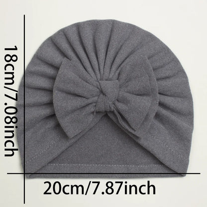 Baby Boys/Girls Bow Knotted Beanie/Photography Props