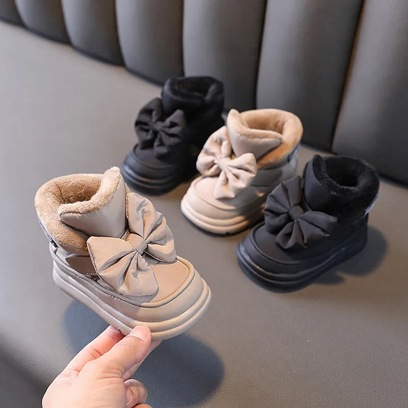 Soft Bottom Winter Plush Warm Baby First Walker childrensterritory